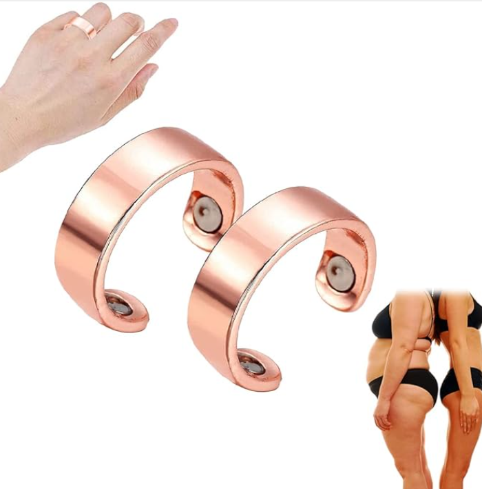 Magnetic Ring for Jewellery, Magnetic Therapy Ring (Multicolor, Pack of 2)