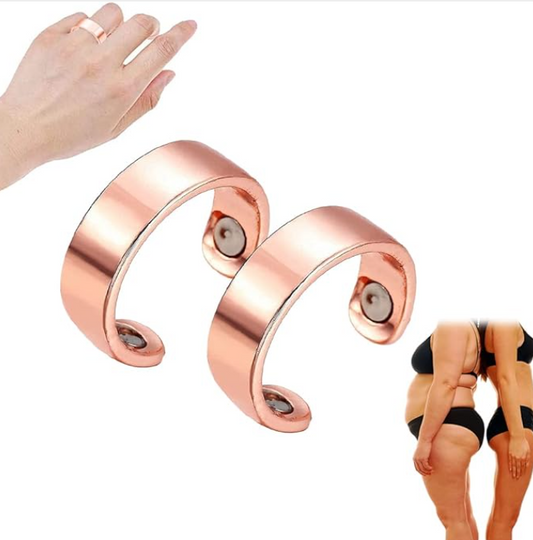 Magnetic Ring for Jewellery, Magnetic Therapy Ring (Multicolor, Pack of 2)